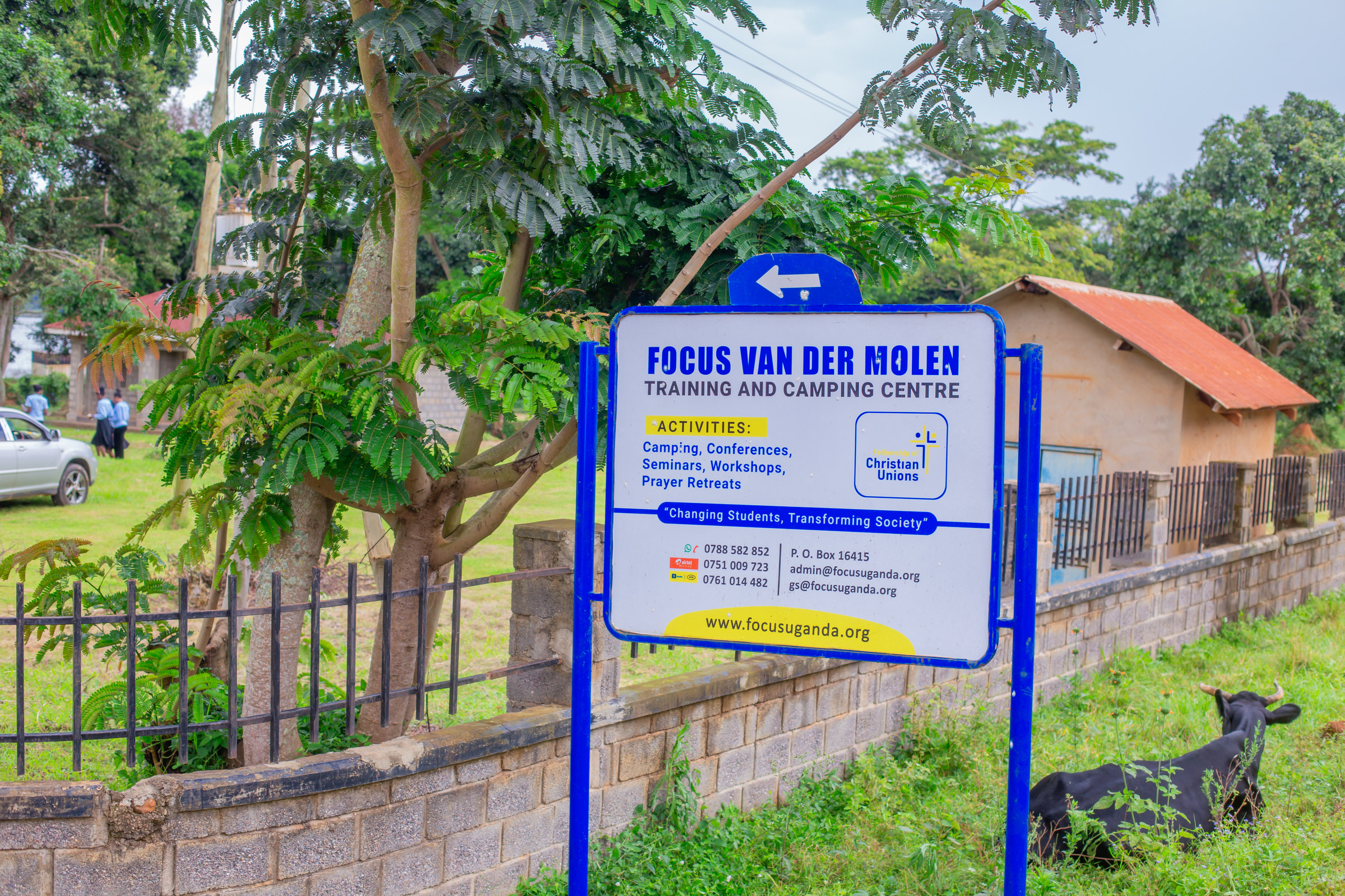 The signpost for FOCUS Van Der Molen